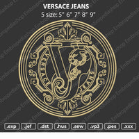 Vers4ce Jeans Embroidery File 5 size