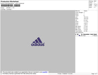 Adidas Embroidery File 5 size