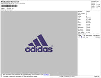 Adidas Embroidery File 5 size