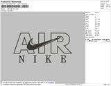 Air Nike V2 Embroidery File 9 size