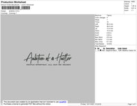 Ambition Embroidery File 4 size