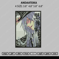 Andaateika Embroidery File 4 size