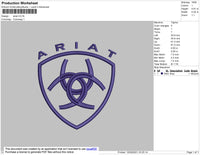 Ariant Embroidery File 4 size