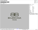 B4l3nciaga Embroidery File 4 size