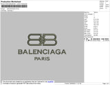 B4l3nciaga Embroidery File 4 size