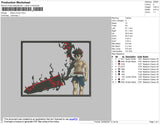 Black Clover Embroidery File 4 size