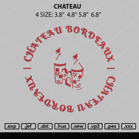 Chateau Embroidery File 4 size