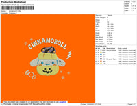 Cinnamoroll Embroidry File 4 size