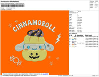 Cinnamoroll Embroidry File 4 size