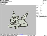 Cupid Embroidery File 5 size