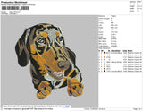 Dog V16 Embroidery File 4 size