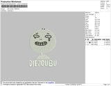 Diejobu Embroidery File 4 size