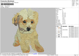 Dog V12 Embroidery File 4 size