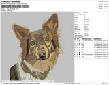 Dog V22 Embroidery File 4 size