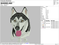 Dog V26 Embroidery File 4 size