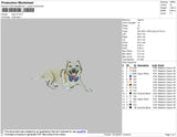 Dog V9 Embroidery File 4 size