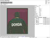 Donda Beck Embroidery File 4 size