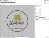 Detola's Kitchen Embroidery File 4 size