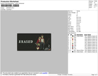 Erased Embroidery File 4 size