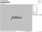 Folklore Embroidery File 4 size