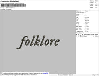 Folklore Embroidery File 4 size