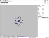 Flower Embroidery File 4 size