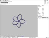 Flower Embroidery File 4 size