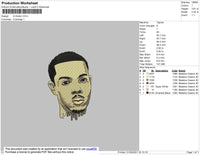 G Herbo Embroidery File 4 size