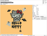 Hello Kitty 02 Embroidery File 4 size