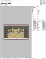 Hinata Eyes Embroidery File 4 size