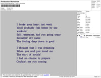 I Broke Your Heart Text Embroidery File 4 size