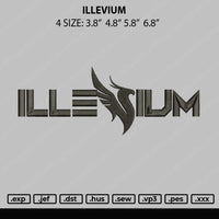Illevium Embroidery File 4 size