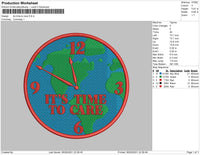 Its Time To Care Embroidery File 4 size