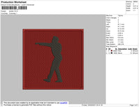 Karate Embroidery File 4 size