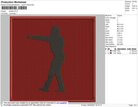 Karate Embroidery File 4 size