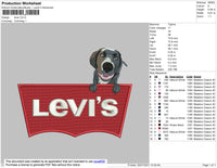 Levis Embroidey File 4 size