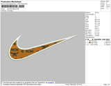 Swoosh MCM Embroidery File 4 size