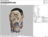 Mac Miller Face Embroidery File 4 size