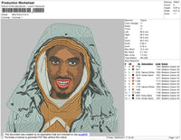 Mike Sherm Embroidery File 4 size
