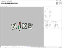 Nike Palestine Embroidery File 4 size