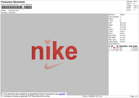 Nike Arial Embroidery File 4 size