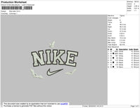 Nike Bats Embroidery File 4 size
