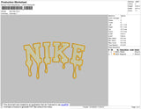 Nike Drip Embroidery File 4 size