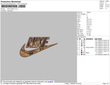 Nike Eren Titan Embroidery File 4 size