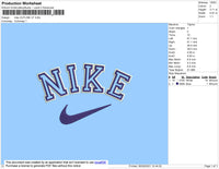 Nike Outline V7 Embroidery File 4 size