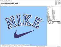 Nike Outline V7 Embroidery File 4 size