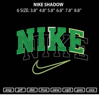 Nike Shadow Embroidery File 6 Size