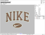 Nike Oval Embroidery File 4 size