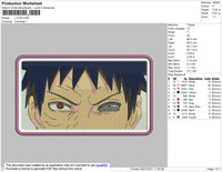 Obito Eyes Embroidery File 4 size