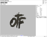OTF Embroidery File 4 size